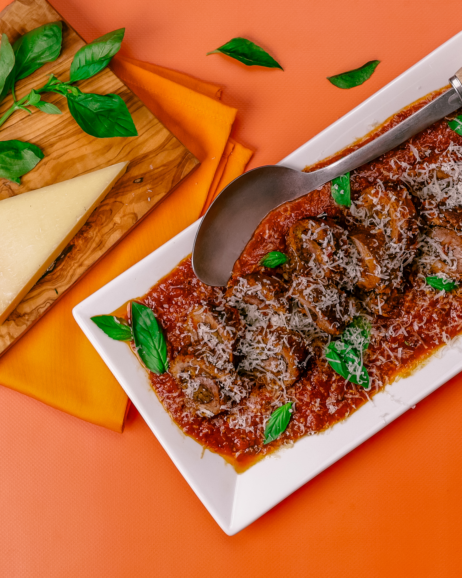 Gourmet Thanksgiving Recipes from Celebrity Chefs, Restaurateurs, and Culinary Experts - Braciole with Creamy Polenta by Chef Britt Rescigno