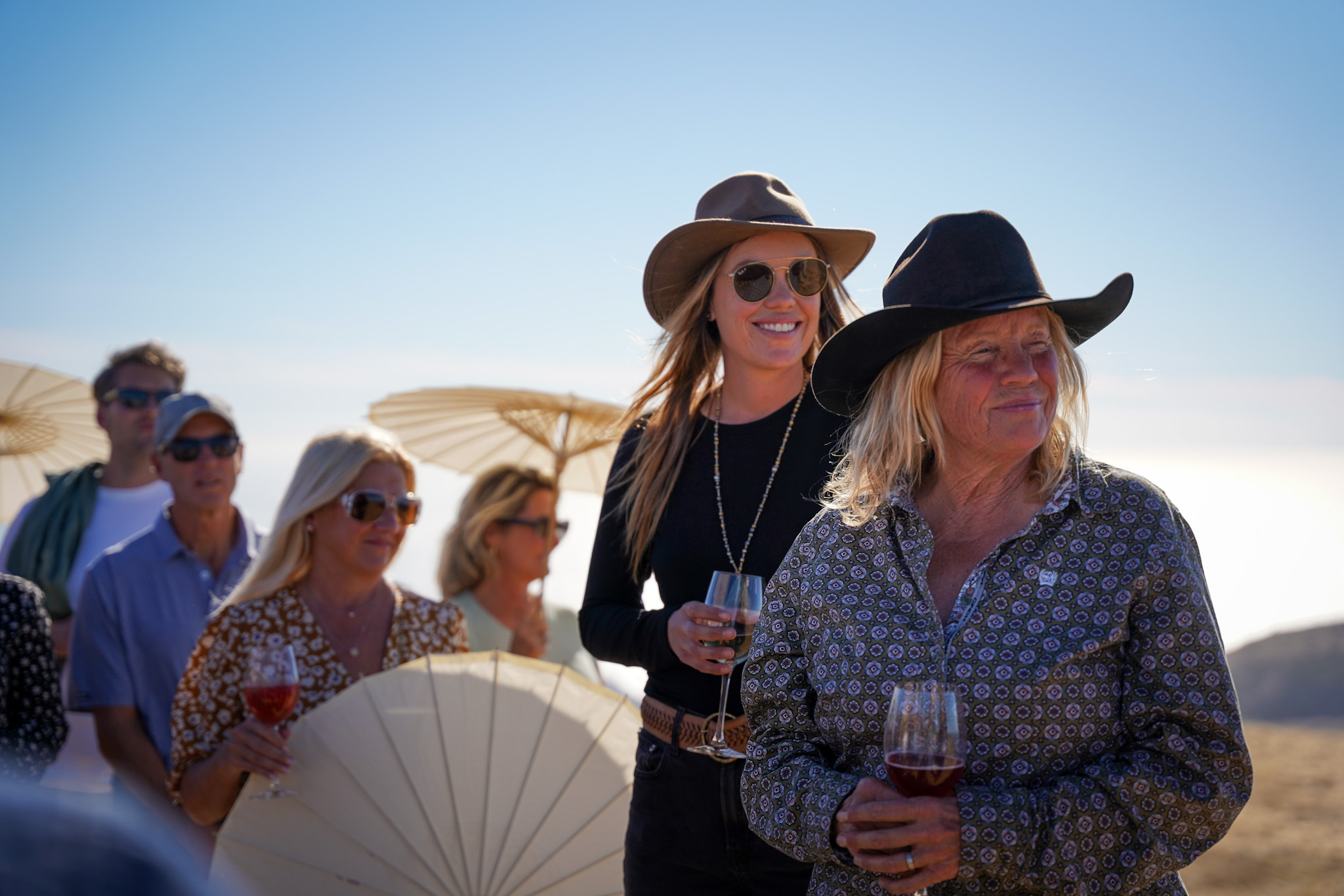 Outstanding in the Field in Big Sur California - The Moon Family Ranch