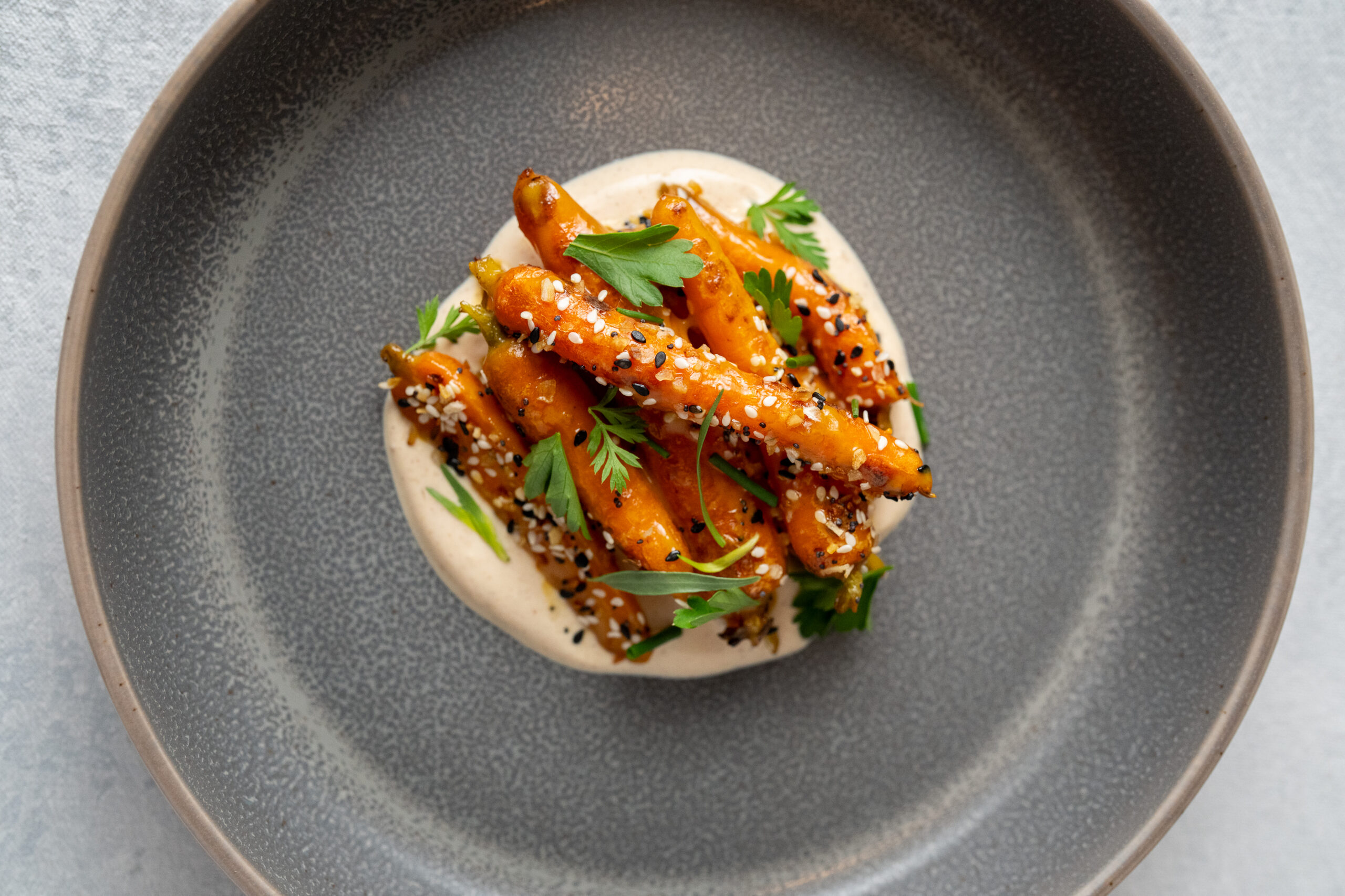 Gourmet Thanksgiving Recipes from Celebrity Chefs, Restaurateurs, and Culinary Experts - Koji Roasted Carrots by Chef Vince Sanchez for St. Supéry Estate Vineyards & Winery