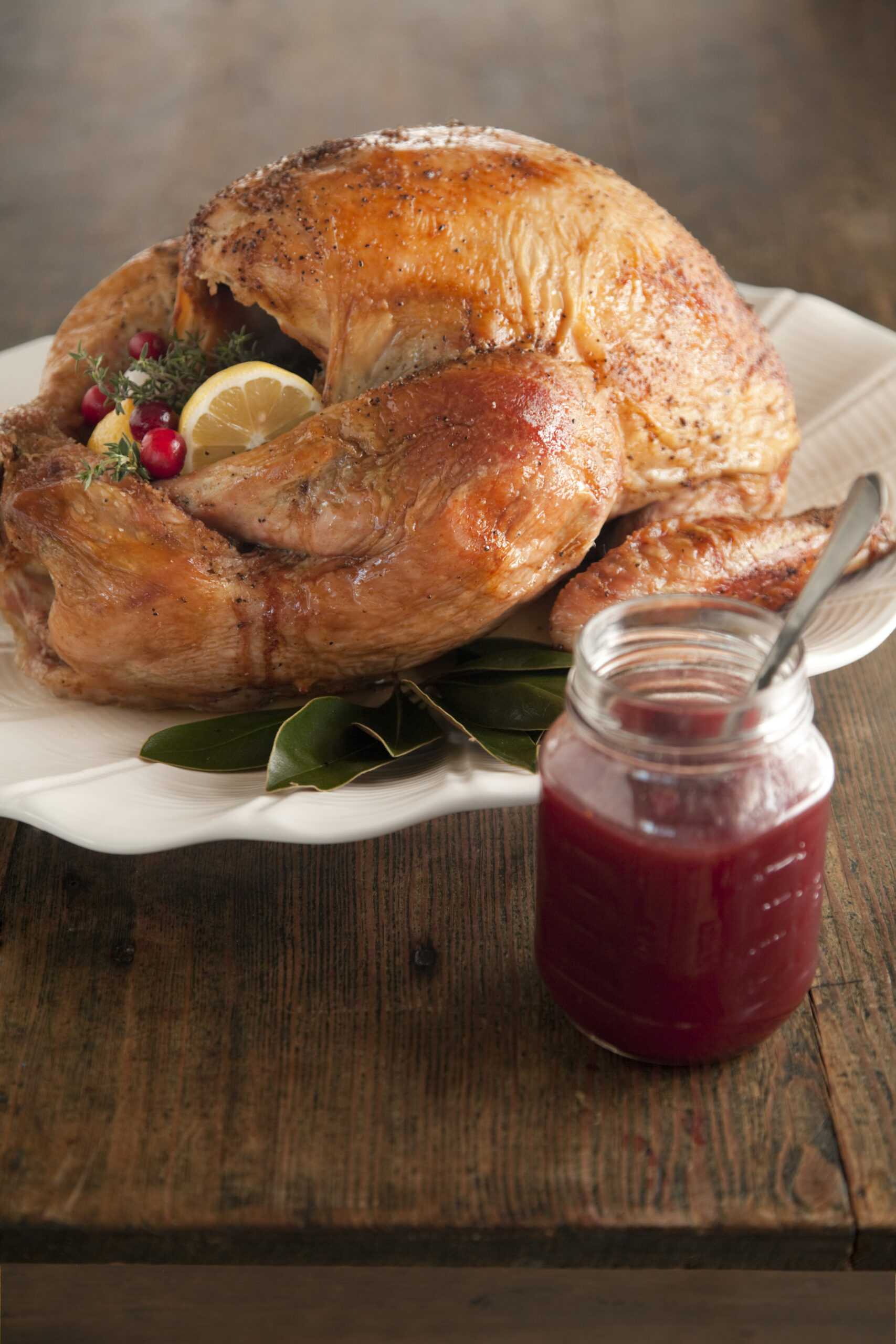 A Taste of the Holidays: Gourmet Recipes from Culinary Stars, Cookbook Authors & Celebrity Chefs - Roasted Turkey with Maple Cranberry Glaze by Chef Paula Deen
