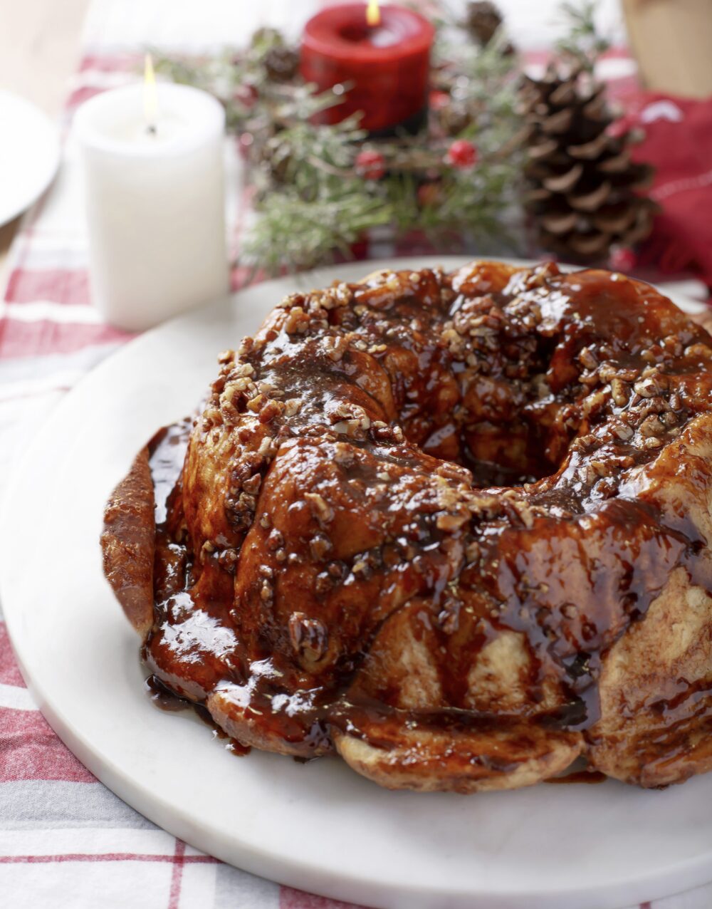 A Taste of the Holidays: Gourmet Recipes from Culinary Stars, Cookbook Authors & Celebrity Chefs - Overnight Monkey Bread by Barbara Costello