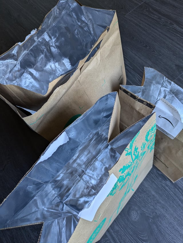 Are Amazon/Whole Foods Delivery bags curbside recyclable in Austin?