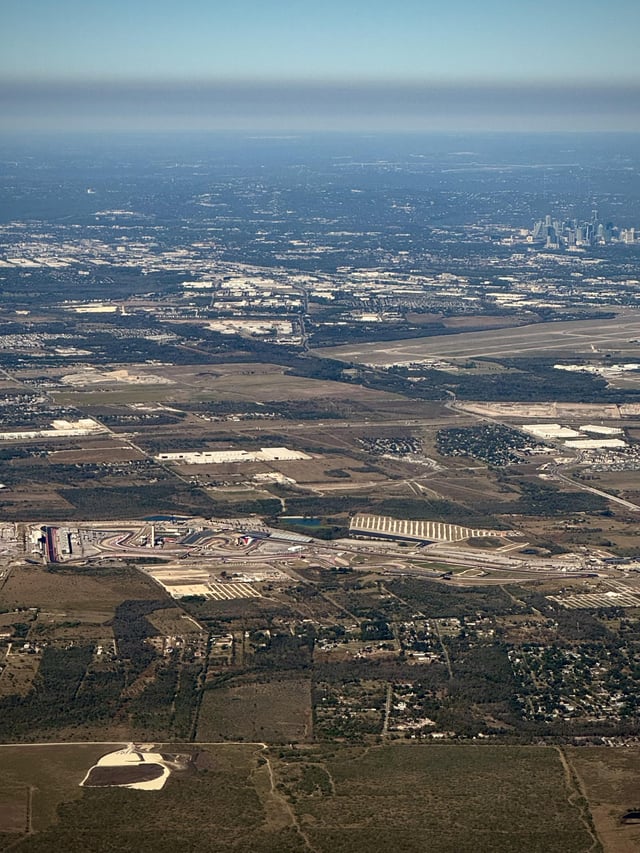 Had to stay out of Bergstrom’s airspace but it was cool to finally see COTA from the air! 