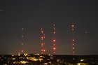 A view of the West Austin Antenna Farm from Mount Bonnell on a beautifully clear Saturday night 