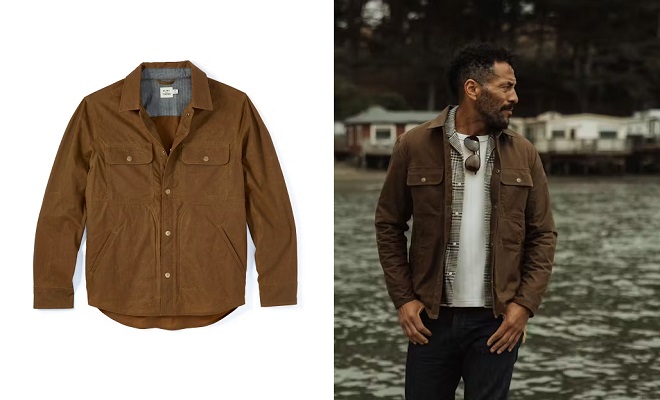 Flint and Tinder The Bighorn Waxed Shirt Jacket