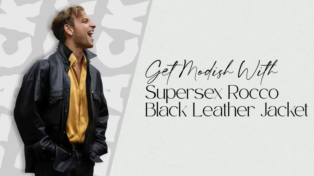 Supersex Rocco black leather jacket