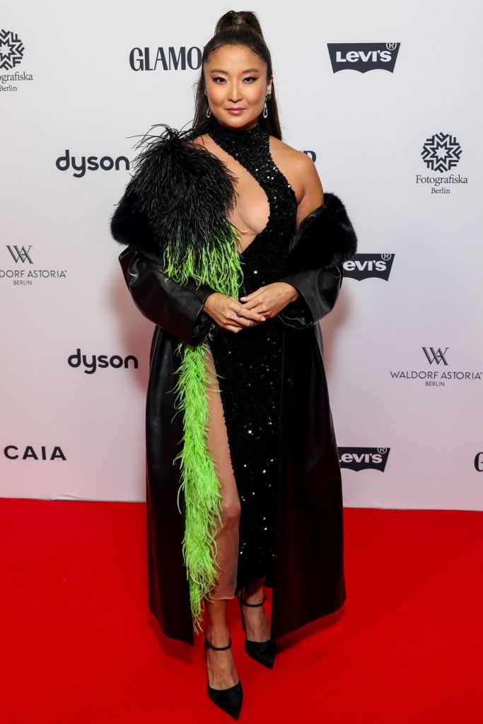 Ashley Park attends the GLAMOUR Women Of The Year Award at Fotografiska Berlin on November 12, 2024 in Berlin, Germany.