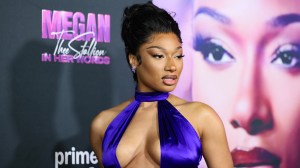 HOLLYWOOD, CALIFORNIA - OCTOBER 30: Megan Thee Stallion attends the premiere of Amazon Prime Video's" Megan Thee Stallion: In Her Words" at TCL Chinese Theatre on October 30, 2024 in Hollywood, California. (Photo by Rodin Eckenroth/WireImage)