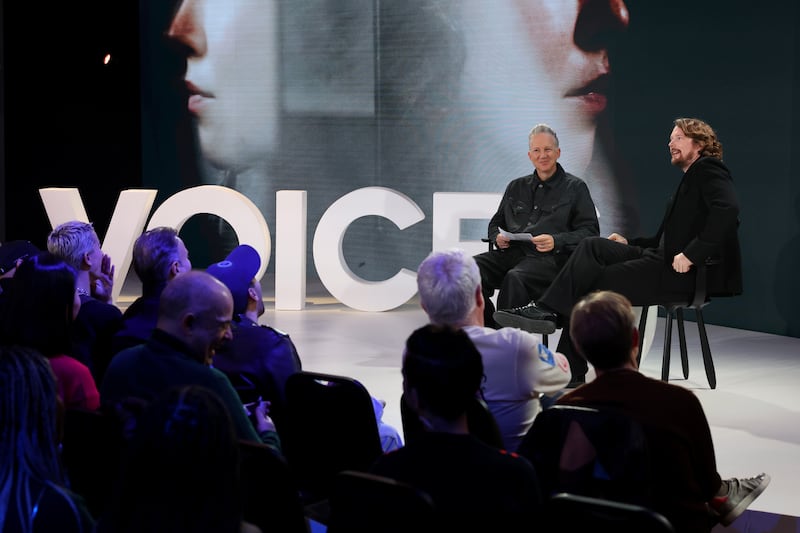 Jefferson Hack and Tom Graham speak at BoF VOICES 2024.