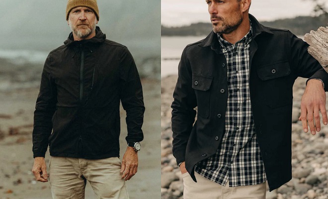 Taylor Stitch Ridgeline Jacket and Good Acre Forge Overshirt