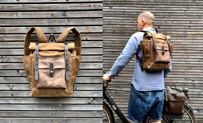 Treesizeverse Waxed Canvas Backpack 