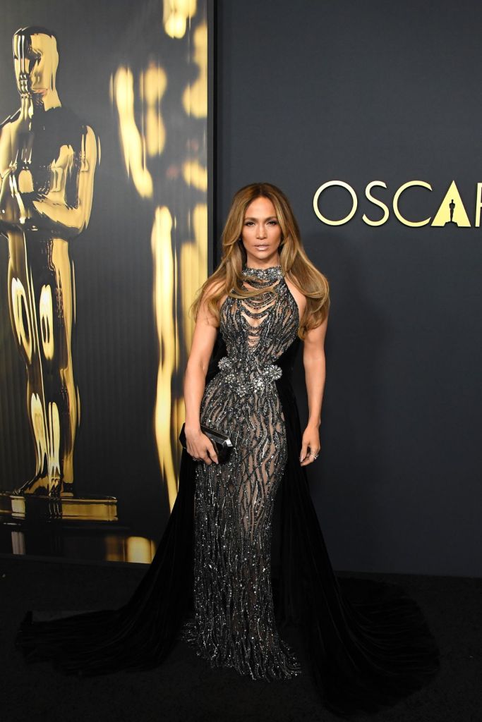 Jennifer Lopez arrives at the 2024 Governors Awards at Dolby Theatre on November 17, 2024 in Hollywood, California.