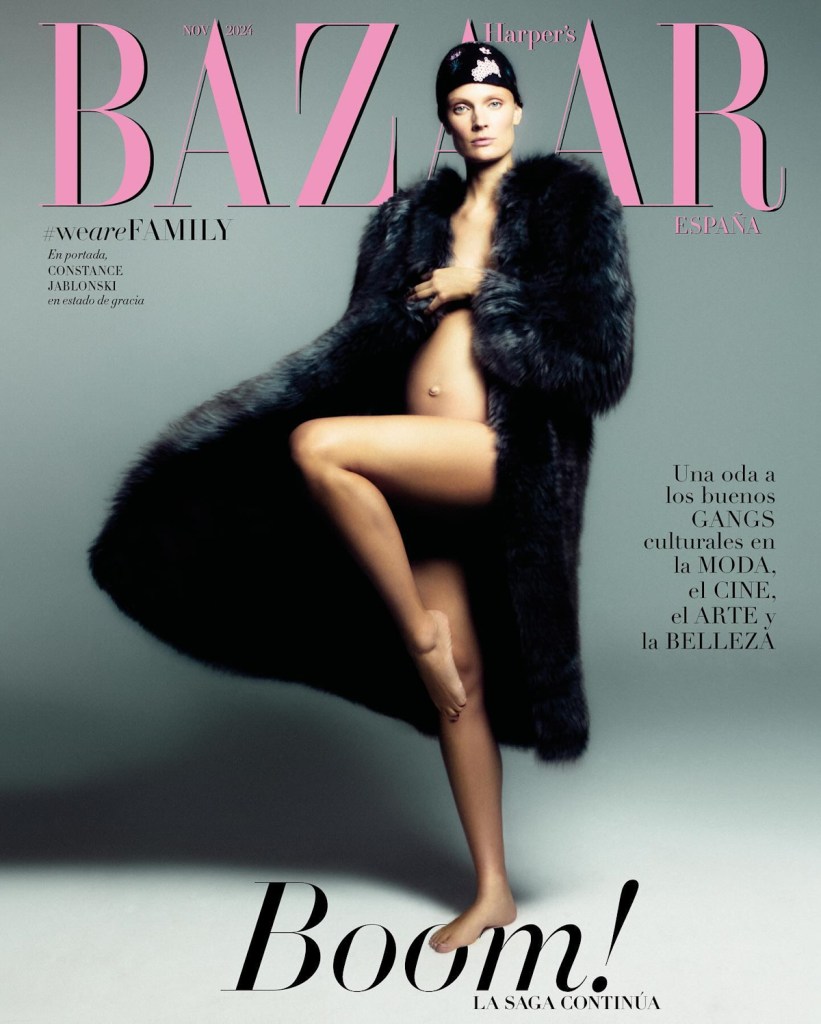 Harper’s Bazaar España November 2024 : Constance Jablonski by Xavi Gordo 