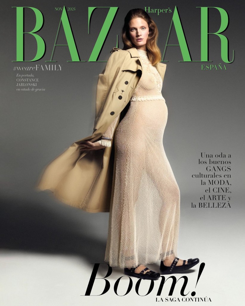 Harper’s Bazaar España November 2024 : Constance Jablonski by Xavi Gordo