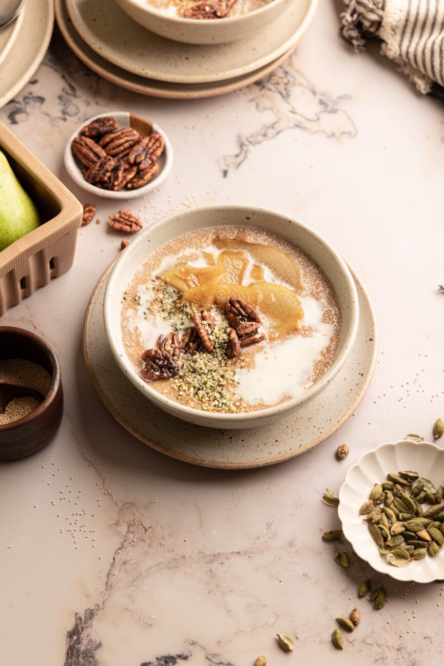 cardamom amaranth porridge