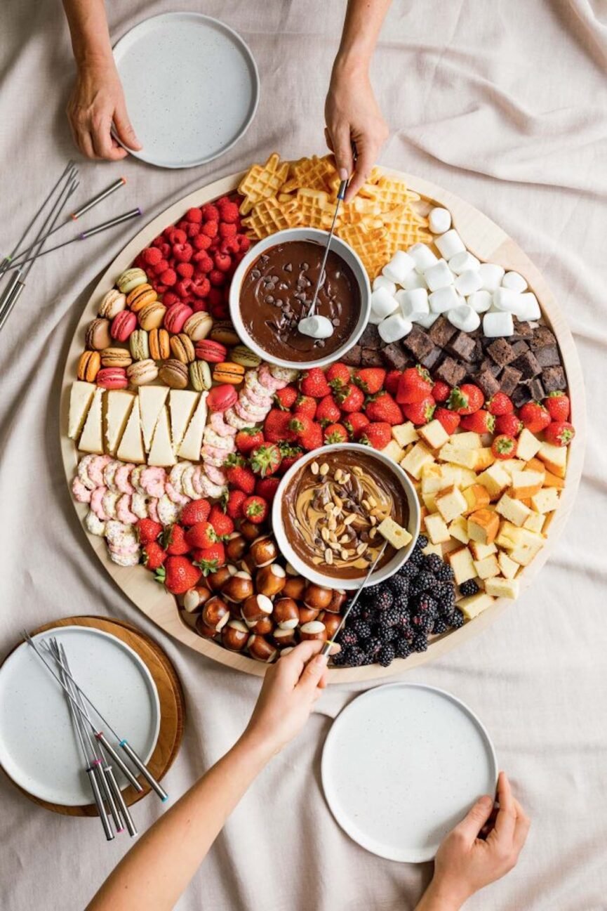 chocolaye fondue board