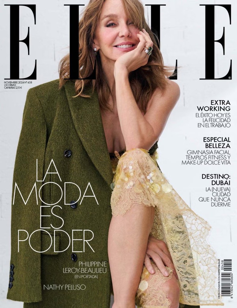 Elle España November 2024 : Philippine Leroy-Beaulieu by Nicolas Valois 