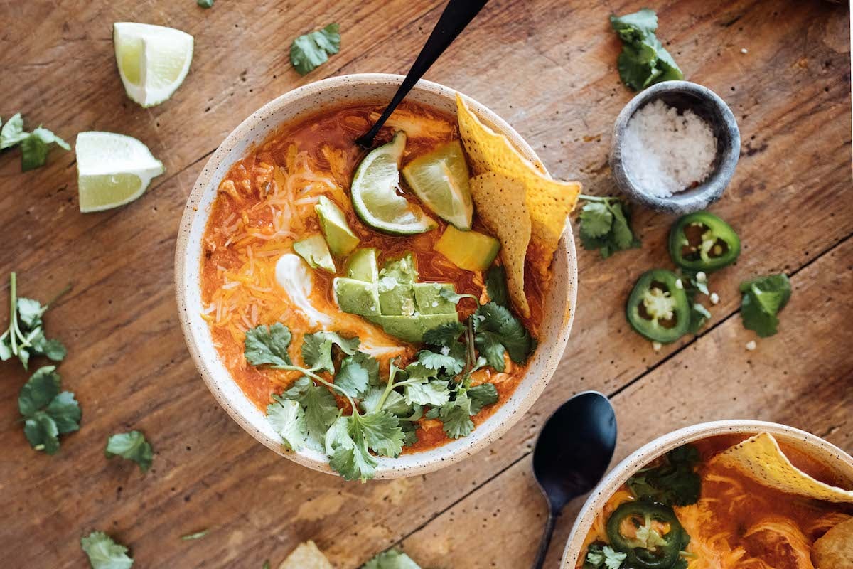 easy mexican chicken tortilla soup