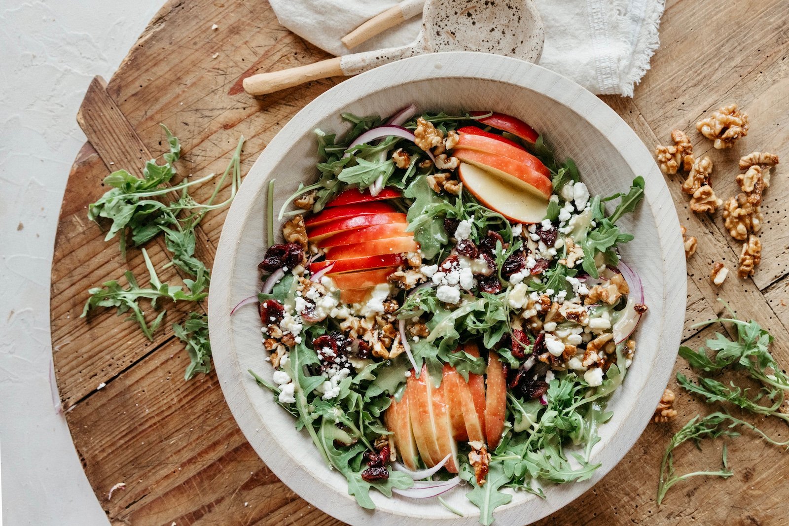 apple walnut salad_thanksgiving potluck recipes