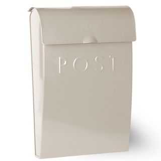 clay coloured post box