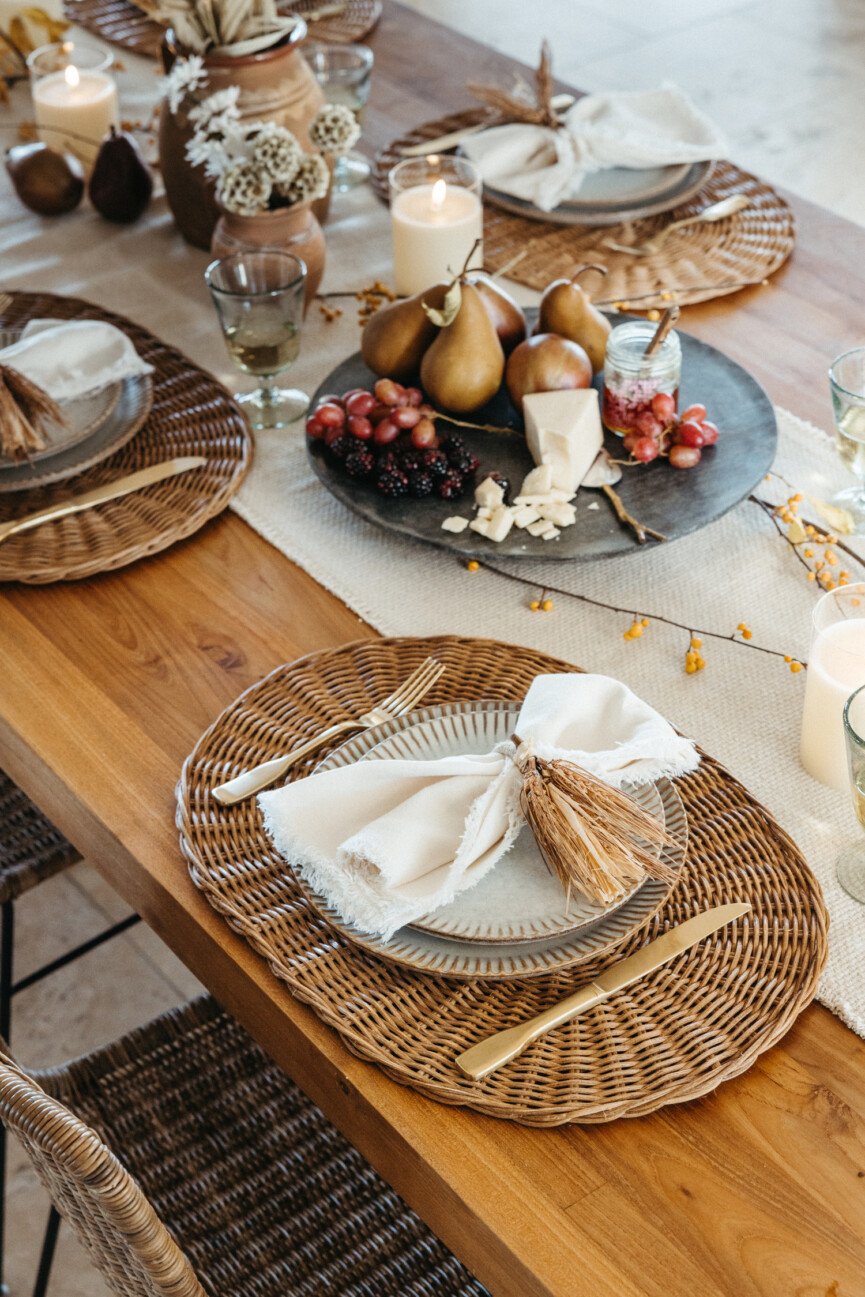 Pottery Barn Thanksgiving tablescape 