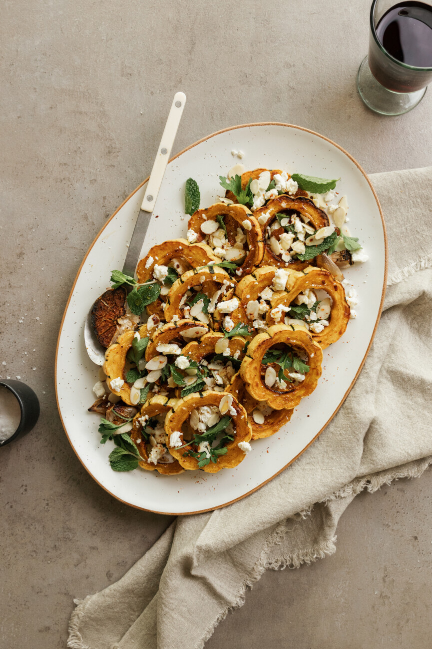 Roasted delicata squash