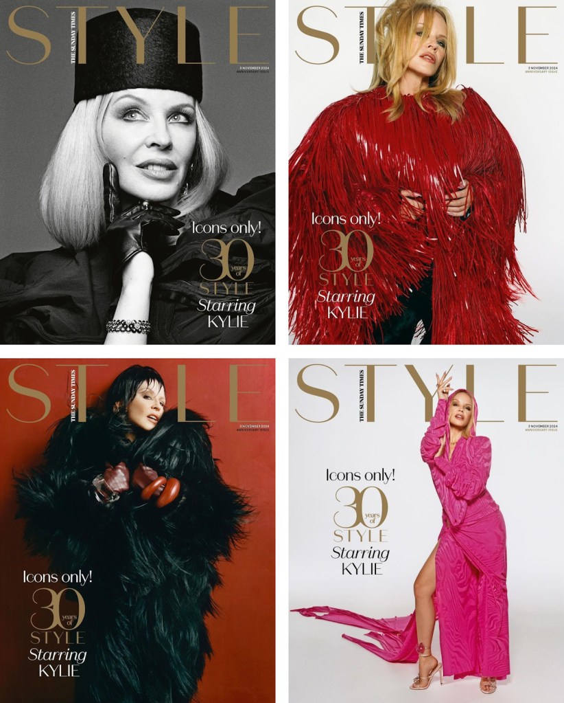 The Sunday Times Style November 3, 2024 : Kylie Minogue by Louie Banks 