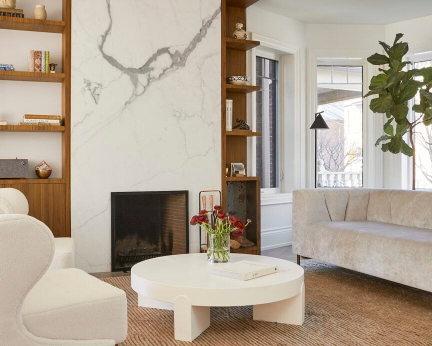 Toronto Edwardian living room