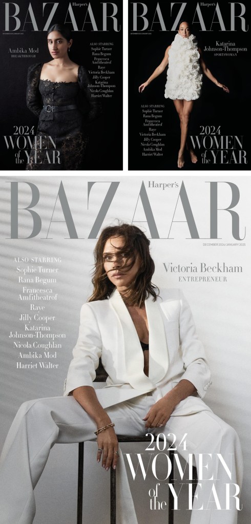 UK Harper’s Bazaar December 2024/January 2025 : The Women of the Year Issue with Sophie Turner, Victoria Beckham & More!