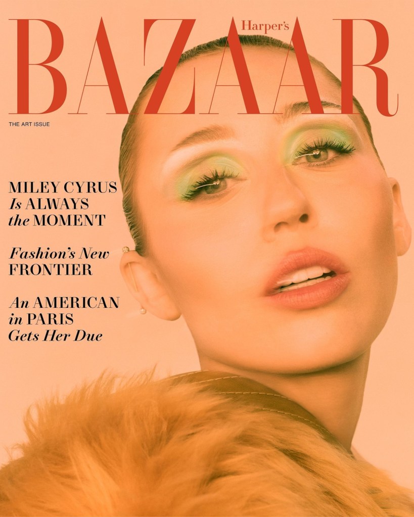 US Harper’s Bazaar December 2024/January 2025 : Miley Cyrus by Ethan James Green