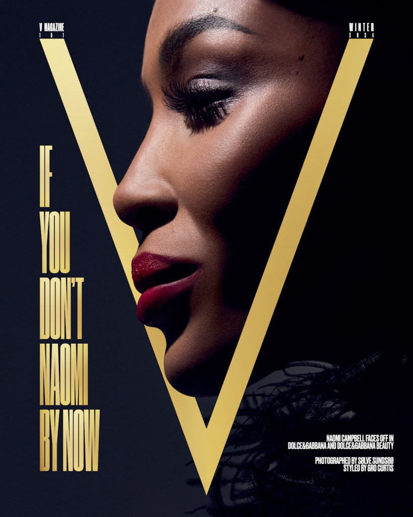 V Magazine #151 Winter 2024 : Naomi Campbell by Solve Sundsbo