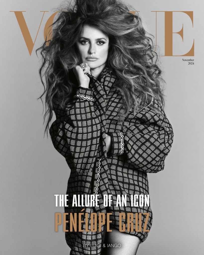 Vogue Hong Kong November 2024 : Penélope Cruz by Luigi & Iango