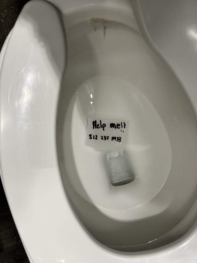 Help me note - I found this in a WalMart bathroom in Austin this morning 