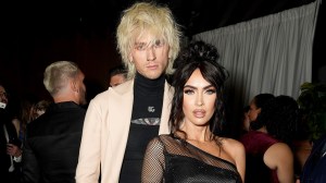 WEST HOLLYWOOD, CALIFORNIA - NOVEMBER 17: Machine Gun Kelly and Megan Fox attend the GQ Men of the Year Party 2022 at The West Hollywood EDITION on November 17, 2022 in West Hollywood, California.