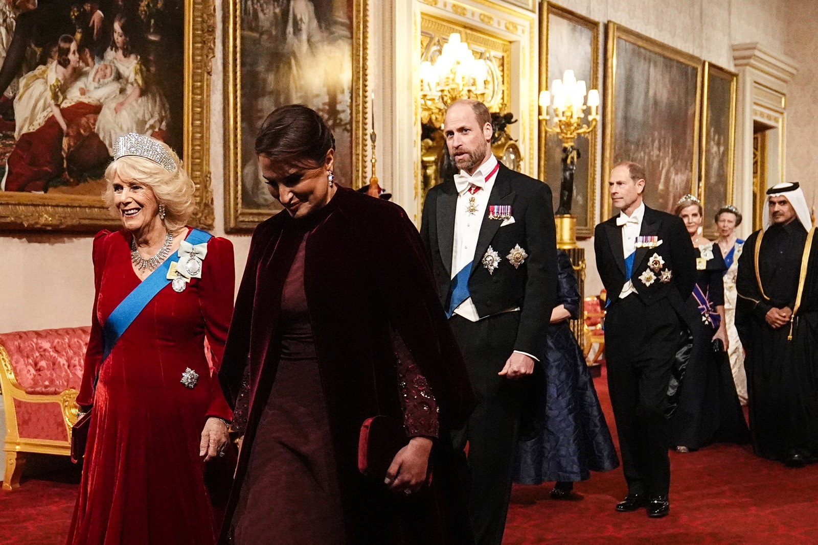 Image may contain Agnieszka Maciąg Eileen Atkins Prince William Duke of Cambridge and Teixeira de Pascoaes