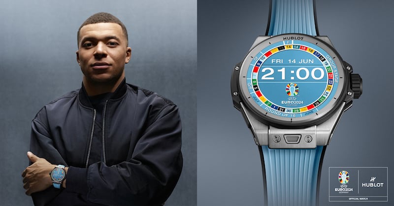 Kylian Mbappé. Football is a pillar of Hublot's marketing strategy.