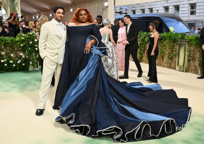 US fashion designer Zac Posen (L) and US actress Da'Vine Joy Randolph arrive for the 2024 Met Gala at the Metropolitan Museum of Art on May 6, 2024, in New York. The Gala raises money for the Metropolitan Museum of Art's Costume Institute. The Gala's 2024 theme is "Sleeping Beauties: Reawakening Fashion." 