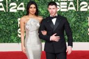 Priyanka Chopra Jonas and Nick Jonas attend the Closing Night Red Carpet at the Red Sea International Film Festival 2024 on December 12, 2024 in Jeddah, Saudi Arabia.