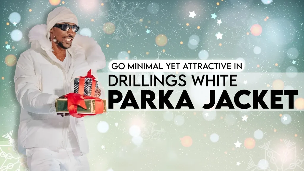 Drillings White Parka Jacket