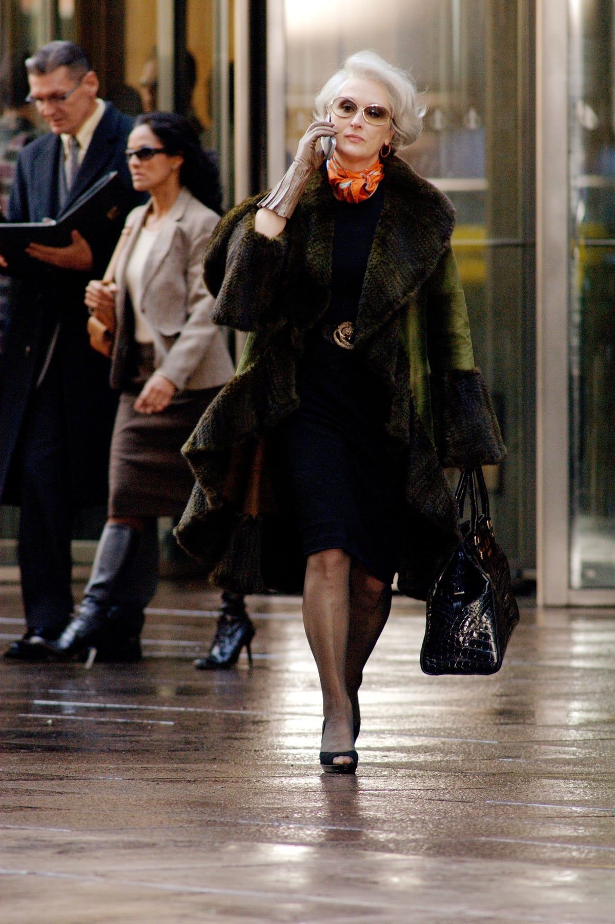 Meryl Streep is Hermès scarf-wearing, stone-cold editor-in-chief Miranda Priestly in The Devil Wears Prada