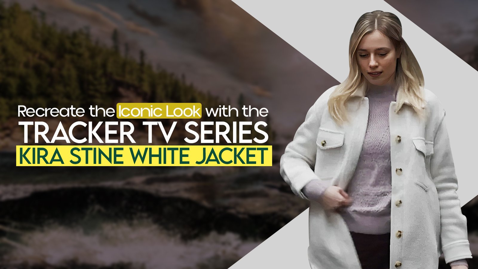 Recreate the Iconic Look with the Tracker TV series Kira Stine White Jacket