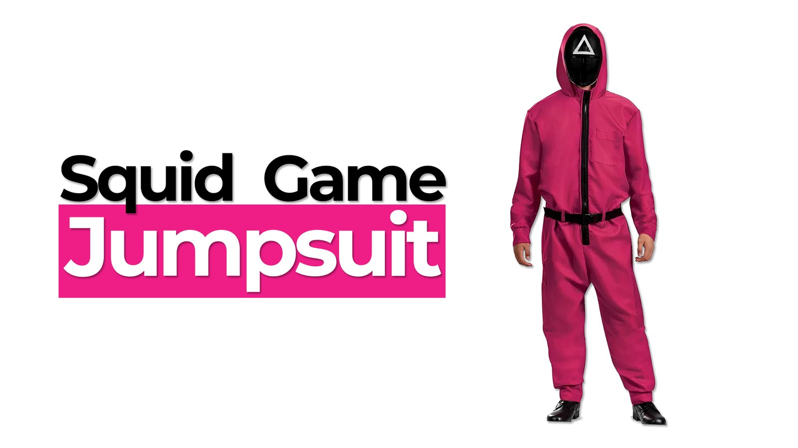 Squid Game Pink Soldiers Costume​ Jumpsuit