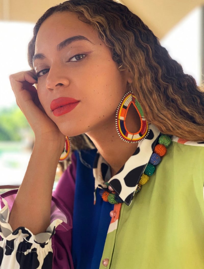 Beyoncé in Rich Mnisi.