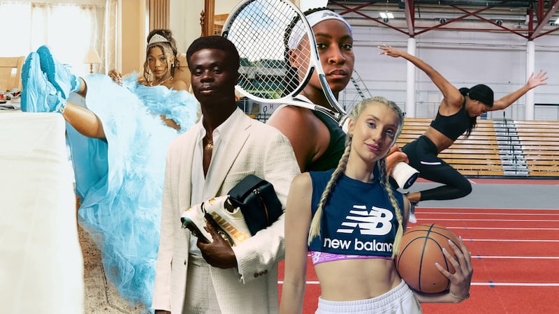 New Balance athletes Bukayo Saka, Coco Gauff, Cameron Brink