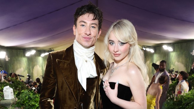 NEW YORK, NEW YORK - MAY 06:  (L-R) Barry Keoghan and Sabrina Carpenter attend The 2024 Met Gala Celebrating 