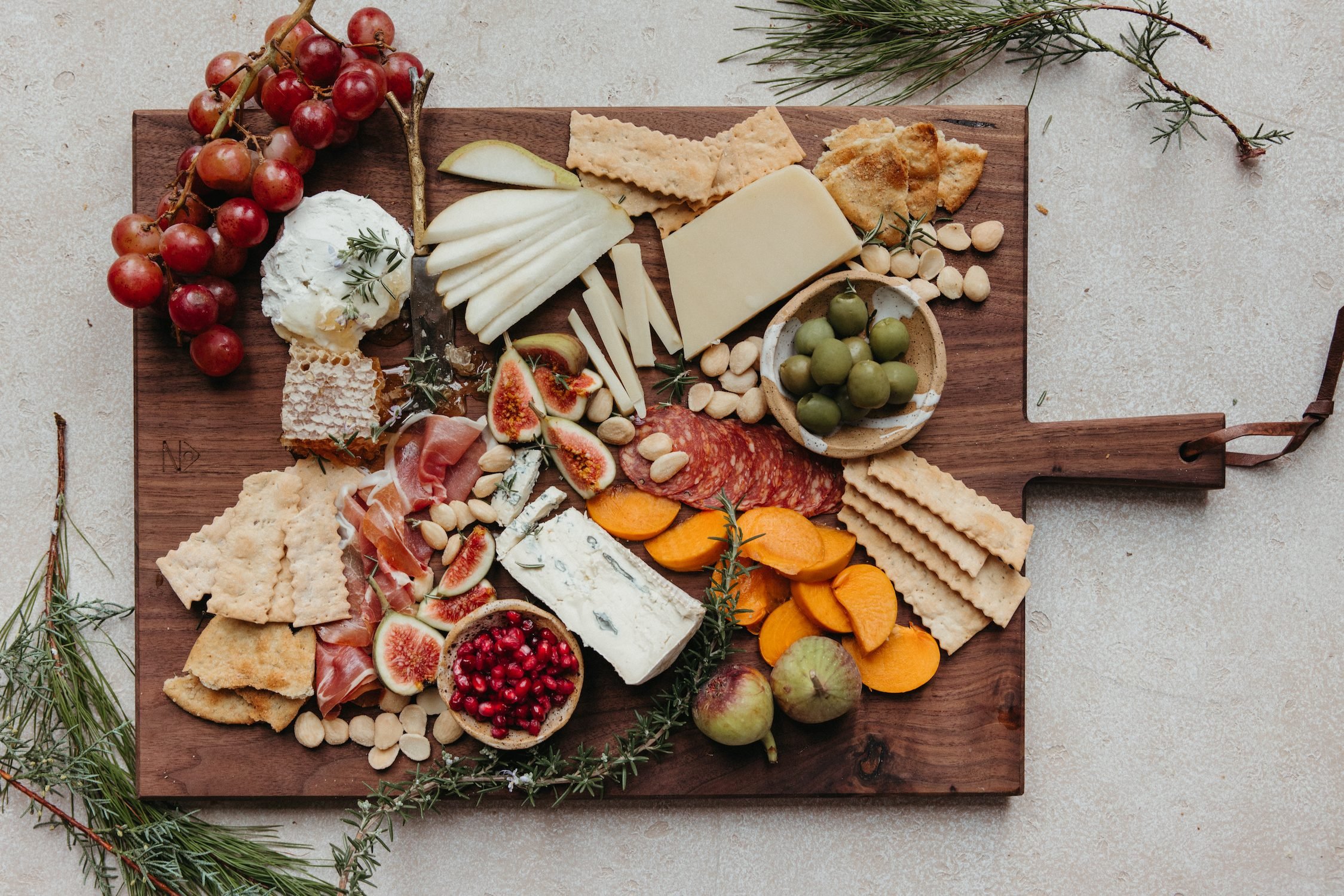 holiday charcuterie board