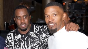 Dana Pump, Sean Combs and Jamie Fox attend the Ladylike Foundation's 9th Annual Women Of Excellence Awards Gala at The Beverly Hilton Hotel on June 3, 2017 in Beverly Hills, California.