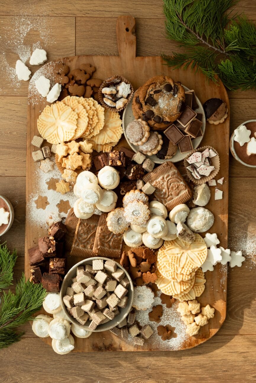 cookie charcuterie board_holiday desserts