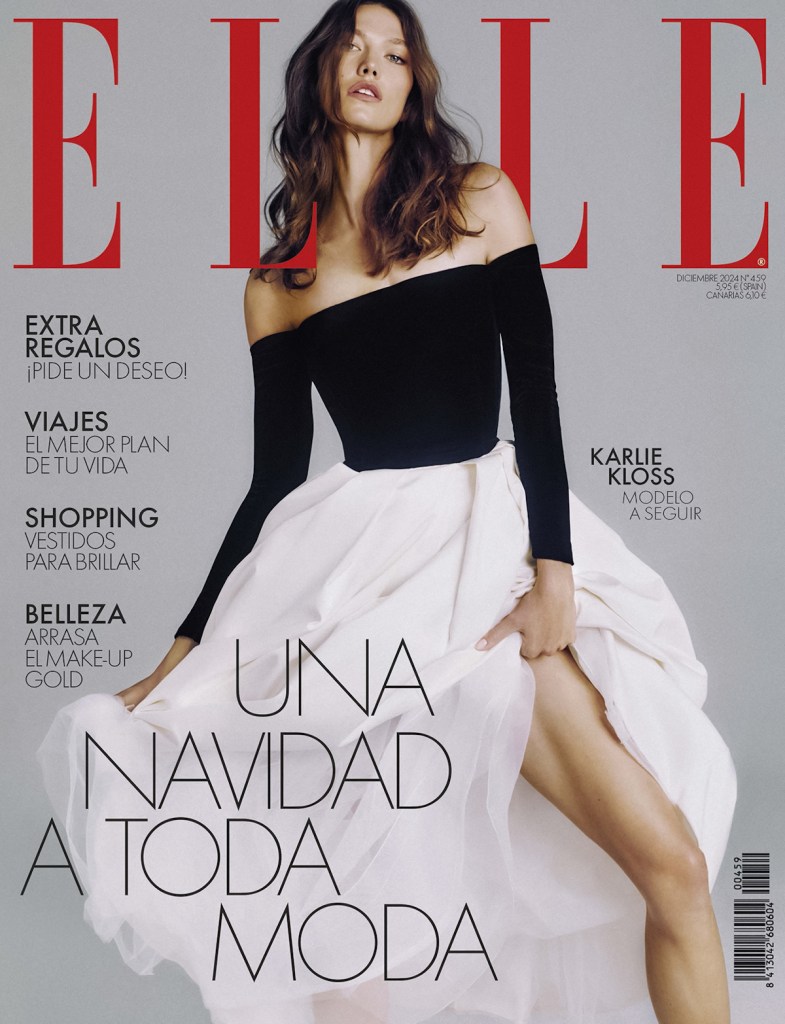 Elle España December 2024 : Karlie Kloss by Xavi Gordo 