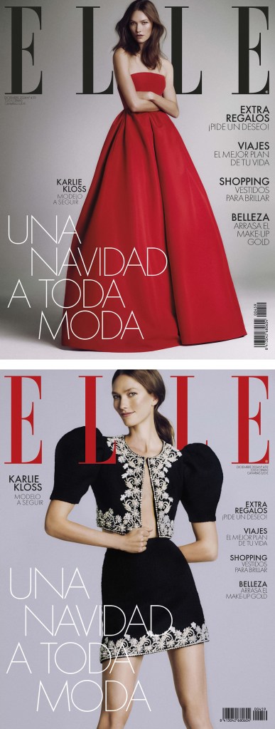 Elle España December 2024 : Karlie Kloss by Xavi Gordo